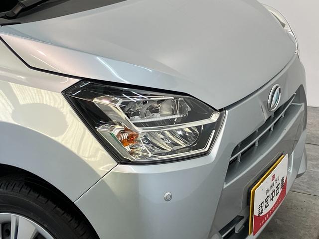 ミライースＸリミテッドＳＡ　コーナーセンサー　ＬＥＤライト　電格ミラー衝突被害軽減ブレーキ　スマアシ３　コーナーセンサー　バックカメラ（ナビ装着時用）　ＣＤステレオ　ＬＥＤヘッドライト　電格ミラー　マニュアルレベリング　キーレスエントリー　オートライト　エコアイドル（滋賀県）の中古車