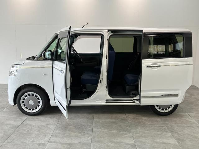 ムーヴキャンバスセオリーＧ　９型ディスプレイオーディオ　ＩＤＬＥレス衝突被害軽減ブレーキ　コーナーセンサー　９型ディスプレイオーディオ　フルセグ　Ｂｌｕｅｔｏｏｔｈ　ＵＳＢ　バックカメラ　両側電動スライドドア　前席シートヒーター　ＬＥＤ　ワイヤレス充電器　電格ミラー（滋賀県）の中古車