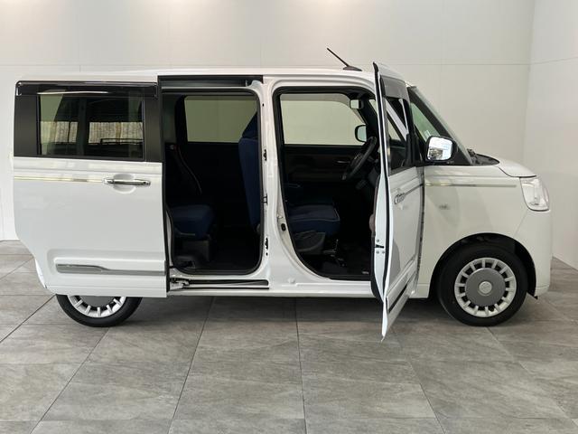 ムーヴキャンバスセオリーＧ　９型ディスプレイオーディオ　ＩＤＬＥレス衝突被害軽減ブレーキ　コーナーセンサー　９型ディスプレイオーディオ　フルセグ　Ｂｌｕｅｔｏｏｔｈ　ＵＳＢ　バックカメラ　両側電動スライドドア　前席シートヒーター　ＬＥＤ　ワイヤレス充電器　電格ミラー（滋賀県）の中古車