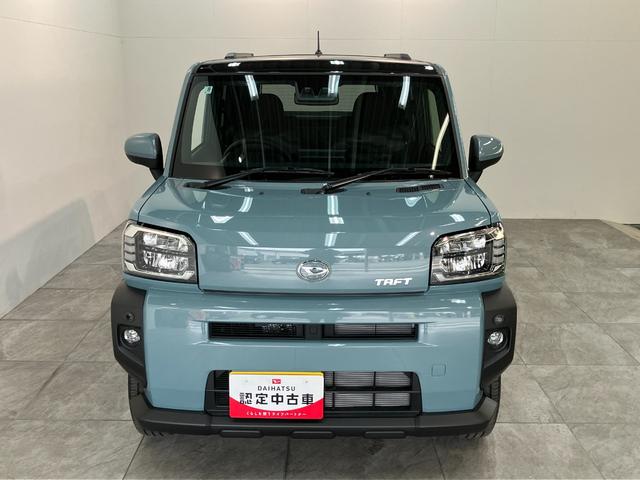 タフトG 9型ディスプレイオーディオ クルコン 届出済未使用車衝突被害軽減ブレーキ コーナーセンサー ディスプレイオーディオ フルセグ Bluetooth USB バックカメラ 前席シートヒーター 電動パーキング LED オートライト クルコン オートエアコン(滋賀県)の中古車