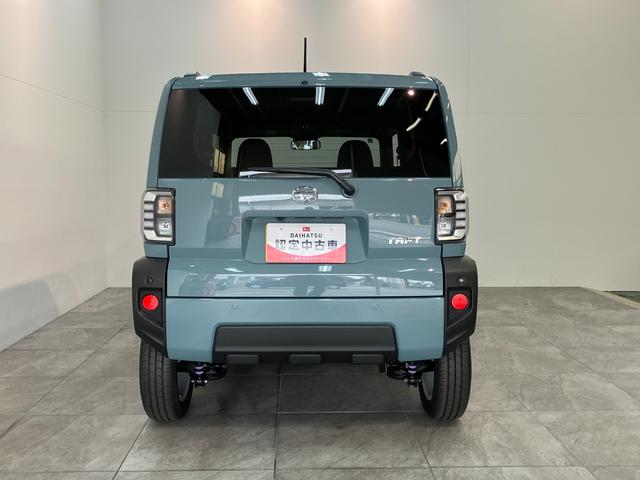 タフトG 9型ディスプレイオーディオ クルコン 届出済未使用車衝突被害軽減ブレーキ コーナーセンサー ディスプレイオーディオ フルセグ Bluetooth USB バックカメラ 前席シートヒーター 電動パーキング LED オートライト クルコン オートエアコン(滋賀県)の中古車