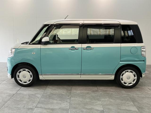 ムーヴキャンバスＧメイクアップＶＳ　ＳＡ３　８型ナビ　パノラマカメラ衝突被害軽減ブレーキ　８インチフルセグナビ　ＤＶＤ再生　Ｂｌｕｅｔｏｏｔｈ　ＵＳＢ　パノラマカメラ　前後ドラレコ　ＥＴＣ　両側電動スライドドア　ＬＥＤ　オートライト　シートヒーター　オートエアコン（滋賀県）の中古車