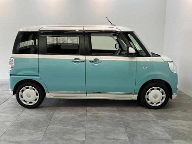 ムーヴキャンバスＧメイクアップＶＳ　ＳＡ３　８型ナビ　パノラマカメラ衝突被害軽減ブレーキ　８インチフルセグナビ　ＤＶＤ再生　Ｂｌｕｅｔｏｏｔｈ　ＵＳＢ　パノラマカメラ　前後ドラレコ　ＥＴＣ　両側電動スライドドア　ＬＥＤ　オートライト　シートヒーター　オートエアコン（滋賀県）の中古車