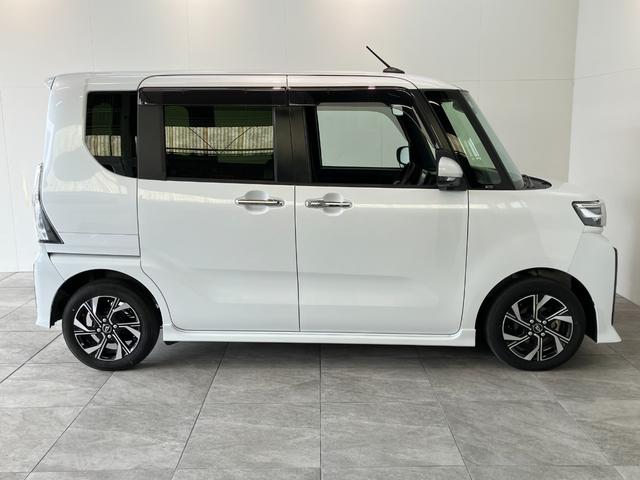 タントカスタムＸ　フルセグナビ　パノラマカメラ　前後ドラレコ衝突被害軽減ブレーキ　コーナーセンサー　フルセグナビ　Ｂｌｕｅｔｏｏｔｈ　ＤＶＤ再生　ＵＳＢ　パノラマカメラ　前後ドラレコ　両側電動スライドドア　前席シートヒーター　ＬＥＤ　オートライト　スマートキー（滋賀県）の中古車