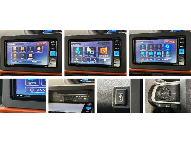 タントファンクロス フルセグナビ バックカメラ 前後ドラレコ衝突被害軽減ブレーキ コーナーセンサー フルセグナビ Bluetooth DVD再生 USB バックカメラ 前後ドラレコ 両側電動スライドドア 前席シートヒーター LED オートライト スマートキー(滋賀県)の中古車