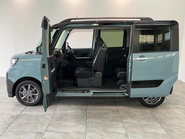 タントファンクロス フルセグナビ バックカメラ 前後ドラレコ衝突被害軽減ブレーキ コーナーセンサー フルセグナビ Bluetooth DVD再生 USB バックカメラ 前後ドラレコ 両側電動スライドドア 前席シートヒーター LED オートライト スマートキー(滋賀県)の中古車