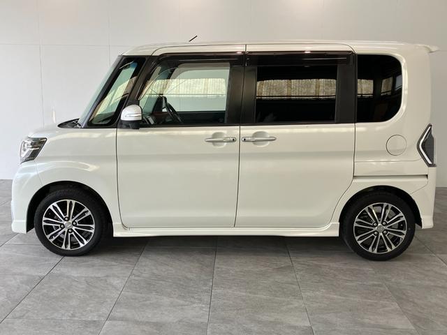 タントカスタムRSトップエディションSA3 8型ナビ ターボ衝突被害軽減ブレーキ 8型フルセグナビ Bluetooth DVD再生 バックカメラ リアフリップダウンモニター ETC 両側電動スライドドア シートヒーター LED オートライト スマートキー(滋賀県)の中古車