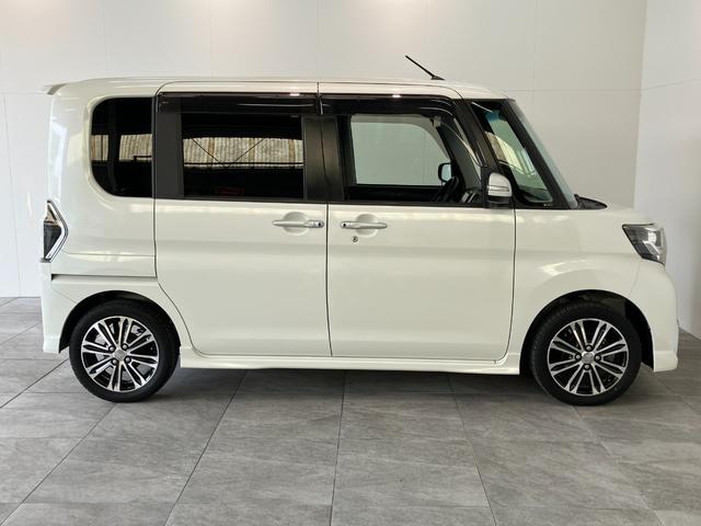 タントカスタムRSトップエディションSA3 8型ナビ ターボ衝突被害軽減ブレーキ 8型フルセグナビ Bluetooth DVD再生 バックカメラ リアフリップダウンモニター ETC 両側電動スライドドア シートヒーター LED オートライト スマートキー(滋賀県)の中古車