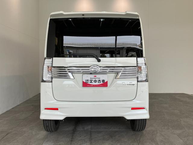 タントカスタムRSトップエディションSA3 8型ナビ ターボ衝突被害軽減ブレーキ 8型フルセグナビ Bluetooth DVD再生 バックカメラ リアフリップダウンモニター ETC 両側電動スライドドア シートヒーター LED オートライト スマートキー(滋賀県)の中古車