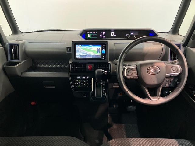 タントカスタムＲＳターボ　フルセグナビ　バックカメラ　クルコン衝突被害軽減ブレーキ　コーナーセンサー　フルセグナビ　Ｂｌｕｅｔｏｏｔｈ　ＤＶＤ再生　ＵＳＢ　バックカメラ　両側電動スライドドア　ＬＥＤ　オートライト　レーダークルーズコントロール（滋賀県）の中古車