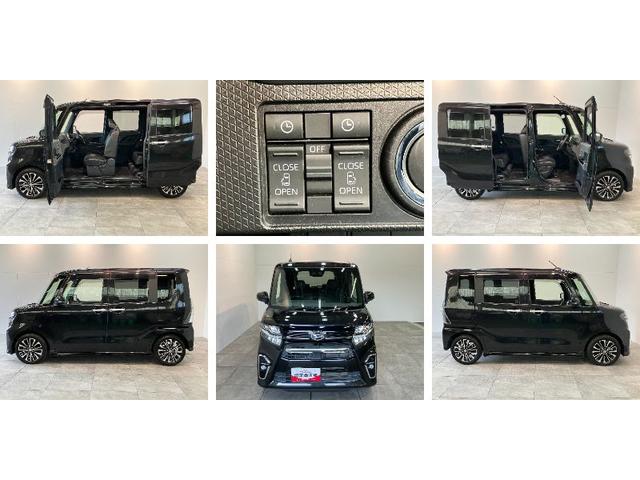 タントカスタムＲＳターボ　フルセグナビ　バックカメラ　クルコン衝突被害軽減ブレーキ　コーナーセンサー　フルセグナビ　Ｂｌｕｅｔｏｏｔｈ　ＤＶＤ再生　ＵＳＢ　バックカメラ　両側電動スライドドア　ＬＥＤ　オートライト　レーダークルーズコントロール（滋賀県）の中古車