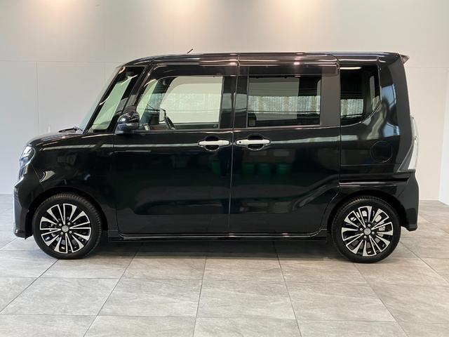 タントカスタムＲＳターボ　フルセグナビ　バックカメラ　クルコン衝突被害軽減ブレーキ　コーナーセンサー　フルセグナビ　Ｂｌｕｅｔｏｏｔｈ　ＤＶＤ再生　ＵＳＢ　バックカメラ　両側電動スライドドア　ＬＥＤ　オートライト　レーダークルーズコントロール（滋賀県）の中古車