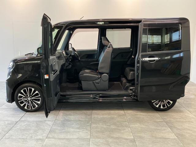 タントカスタムＲＳターボ　フルセグナビ　バックカメラ　クルコン衝突被害軽減ブレーキ　コーナーセンサー　フルセグナビ　Ｂｌｕｅｔｏｏｔｈ　ＤＶＤ再生　ＵＳＢ　バックカメラ　両側電動スライドドア　ＬＥＤ　オートライト　レーダークルーズコントロール（滋賀県）の中古車