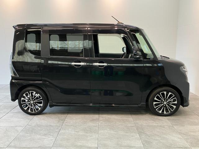 タントカスタムＲＳターボ　フルセグナビ　バックカメラ　クルコン衝突被害軽減ブレーキ　コーナーセンサー　フルセグナビ　Ｂｌｕｅｔｏｏｔｈ　ＤＶＤ再生　ＵＳＢ　バックカメラ　両側電動スライドドア　ＬＥＤ　オートライト　レーダークルーズコントロール（滋賀県）の中古車