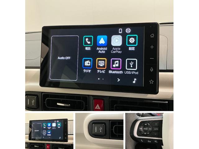 ムーヴキャンバスストライプスＧ　９型ディスプレイオーディオ　駐車支援システム衝突被害軽減ブレーキ　コーナーセンサー　９型ディスプレイオーディオ　フルセグ　Ｂｌｕｅｔｏｏｔｈ　ＵＳＢ　パノラマカメラ　両側電動スライドドア　前席シートヒーター　ワイヤレス充電器　駐車支援システム（滋賀県）の中古車