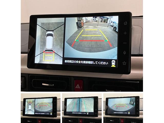 ムーヴキャンバスストライプスＧ　９型ディスプレイオーディオ　駐車支援システム衝突被害軽減ブレーキ　コーナーセンサー　９型ディスプレイオーディオ　フルセグ　Ｂｌｕｅｔｏｏｔｈ　ＵＳＢ　パノラマカメラ　両側電動スライドドア　前席シートヒーター　ワイヤレス充電器　駐車支援システム（滋賀県）の中古車
