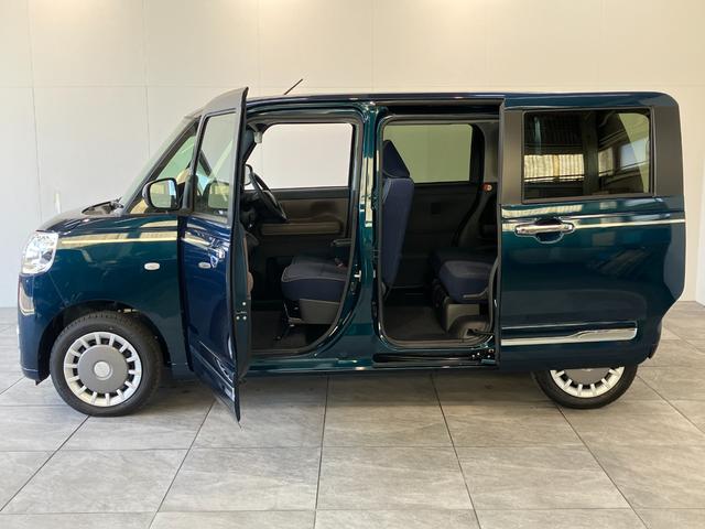 ムーヴキャンバスセオリーＧ　９型ディスプレイオーディオ　届出済未使用車衝突被害軽減ブレーキ　コーナーセンサー　９型ディスプレイオーディオ　フルセグ　Ｂｌｕｅｔｏｏｔｈ　ＵＳＢ　バックカメラ　両側電動スライドドア　前席シートヒーター　ＬＥＤ　ワイヤレス充電器　エコアイドル（滋賀県）の中古車