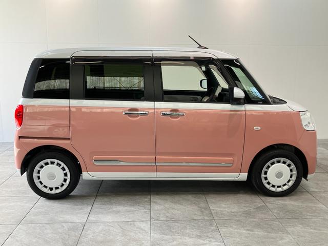 ムーヴキャンバスストライプスＧ　９型Ｄ．Ａ　駐車支援システム　パノラマカメラ衝突被害軽減ブレーキ　コーナーセンサー　ディスプレイオーディオ　フルセグ　Ｂｌｕｅｔｏｏｔｈ　ＵＳＢ　パノラマカメラ　両側電動スライドドア　シートヒーター　ＬＥＤ　ワイヤレス充電器　駐車支援システム（滋賀県）の中古車