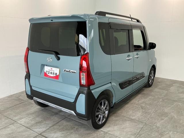 タントファンクロス　９型ディスプレイオーディオ　Ｂカメラ　クルコン衝突被害軽減ブレーキ　コーナーセンサー　ディスプレイオーディオ　フルセグ　Ｂｌｕｅｔｏｏｔｈ　ＵＳＢ　バックカメラ　両側電動スライドドア　前席シートヒーター　レーダークルーズコントロール　エコアイドル（滋賀県）の中古車