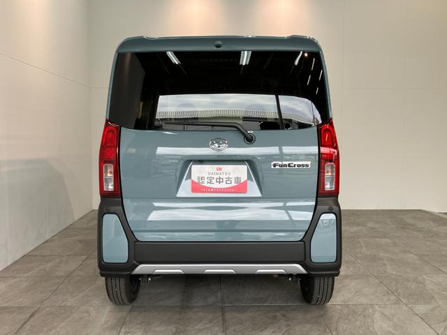 タントファンクロス　９型ディスプレイオーディオ　Ｂカメラ　クルコン衝突被害軽減ブレーキ　コーナーセンサー　ディスプレイオーディオ　フルセグ　Ｂｌｕｅｔｏｏｔｈ　ＵＳＢ　バックカメラ　両側電動スライドドア　前席シートヒーター　レーダークルーズコントロール　エコアイドル（滋賀県）の中古車