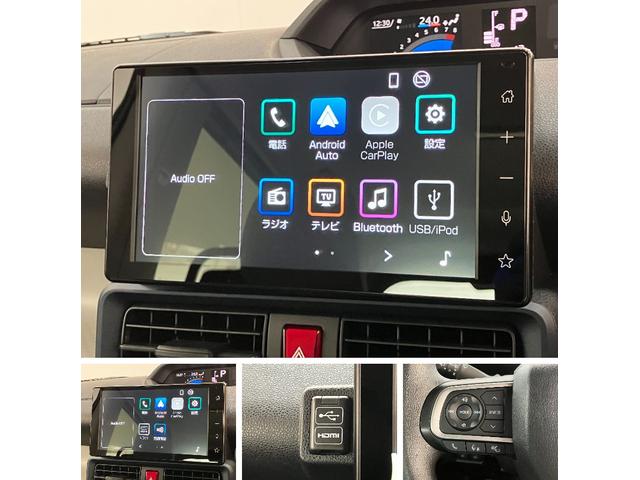 タントカスタムＸ　９型ディスプレイオーディオ　駐車支援システム衝突被害軽減ブレーキ　コーナーセンサー　ディスプレイオーディオ　フルセグ　Ｂｌｕｅｔｏｏｔｈ　ＵＳＢ　パノラマカメラ　両側電動スライドドア　前席シートヒーター　ＬＥＤ　スマートキー　駐車支援システム（滋賀県）の中古車