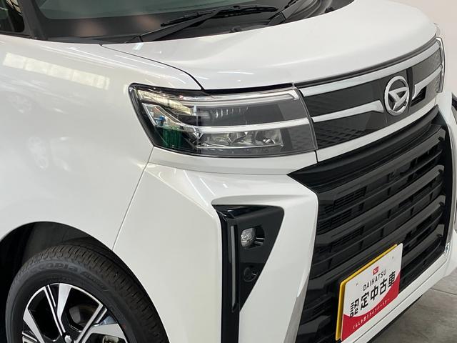 タントカスタムＸ　９型ディスプレイオーディオ　駐車支援システム衝突被害軽減ブレーキ　コーナーセンサー　ディスプレイオーディオ　フルセグ　Ｂｌｕｅｔｏｏｔｈ　ＵＳＢ　パノラマカメラ　両側電動スライドドア　前席シートヒーター　ＬＥＤ　スマートキー　駐車支援システム（滋賀県）の中古車