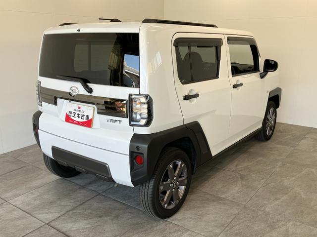 タフトＧ　ダーククロムベンチャー　９型ディスプレイオーディオ衝突被害軽減ブレーキ　コーナーセンサー　ディスプレイオーディオ　フルセグ　Ｂｌｕｅｔｏｏｔｈ　ＵＳＢ　バックカメラ　シートヒーター　電動パーキング　ＬＥＤ　オートライト　オートエアコン　エコアイドル（滋賀県）の中古車