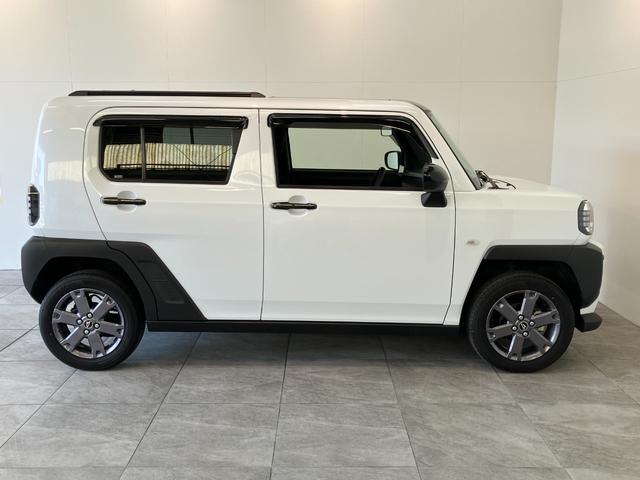 タフトＧ　ダーククロムベンチャー　９型ディスプレイオーディオ衝突被害軽減ブレーキ　コーナーセンサー　ディスプレイオーディオ　フルセグ　Ｂｌｕｅｔｏｏｔｈ　ＵＳＢ　バックカメラ　シートヒーター　電動パーキング　ＬＥＤ　オートライト　オートエアコン　エコアイドル（滋賀県）の中古車