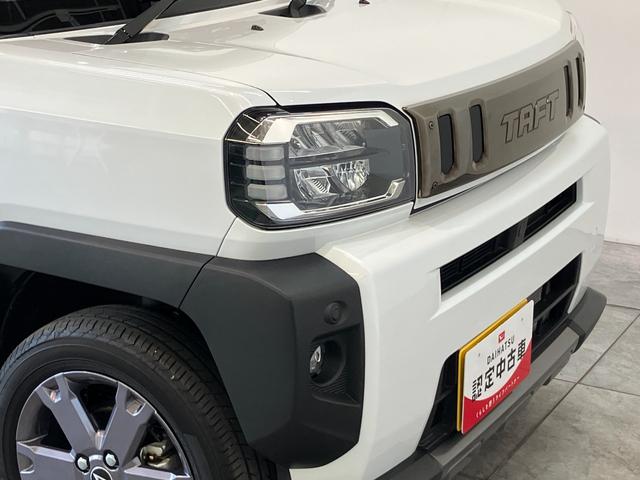 タフトＧ　ダーククロムベンチャー　９型ディスプレイオーディオ衝突被害軽減ブレーキ　コーナーセンサー　ディスプレイオーディオ　フルセグ　Ｂｌｕｅｔｏｏｔｈ　ＵＳＢ　バックカメラ　シートヒーター　電動パーキング　ＬＥＤ　オートライト　オートエアコン　エコアイドル（滋賀県）の中古車