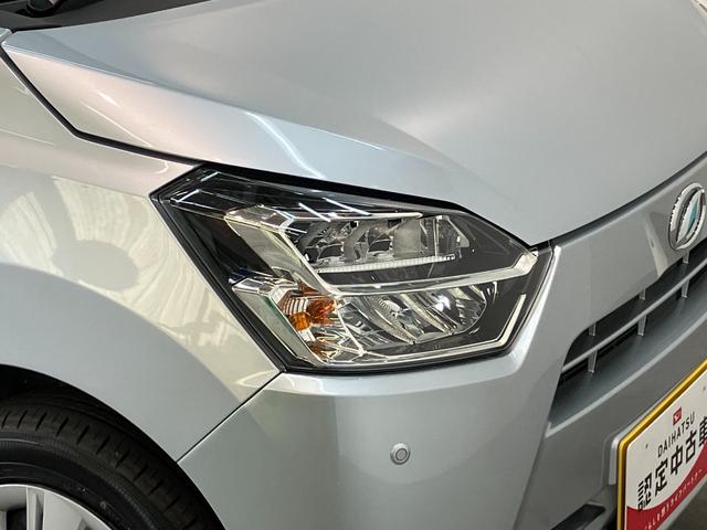 ミライースＸ　ＳＡ３　ＣＤステレオ　コーナーセンサー　ＬＥＤ　キーレス衝突被害軽減ブレーキ　スマアシ　コーナーセンサー　ＣＤステレオ　バックカメラ（ナビ装着時用）　ＬＥＤヘッドライト　電動格納式ミラー　マニュアルレベリング　キーレスエントリー　オートライト　エコアイドル（滋賀県）の中古車