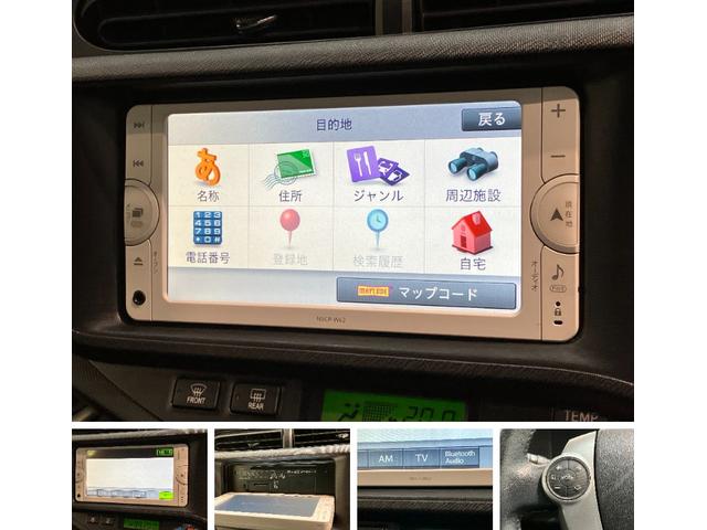 アクアＧブラックソフトレザーセレクション　ワンセグナビ　Ｂカメラコーナーセンサー　ワンセグナビ　Ｂｌｕｅｔｏｏｔｈ　バックカメラ　ドラレコ　ＥＴＣ　シートヒーター　オートエアコン　スマートキー　電動格納式ミラー　マニュアルレベリング（滋賀県）の中古車