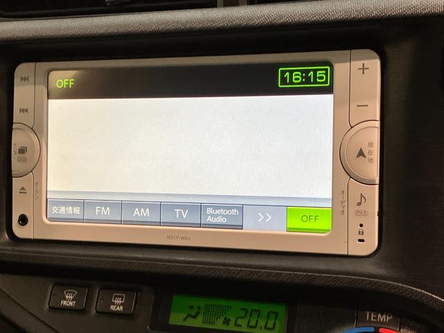アクアＧブラックソフトレザーセレクション　ワンセグナビ　Ｂカメラコーナーセンサー　ワンセグナビ　Ｂｌｕｅｔｏｏｔｈ　バックカメラ　ドラレコ　ＥＴＣ　シートヒーター　オートエアコン　スマートキー　電動格納式ミラー　マニュアルレベリング（滋賀県）の中古車