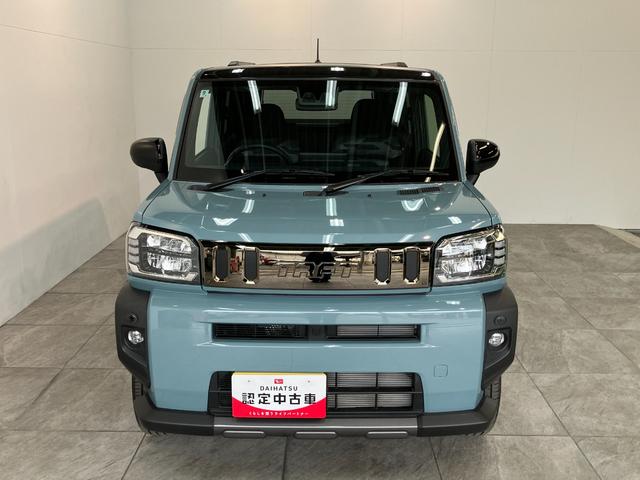 タフトＧダーククロムベンチャー　９型ディスプレイオーディオ衝突被害軽減ブレーキ　コーナーセンサー　ディスプレイオーディオ　フルセグ　Ｂｌｕｅｔｏｏｔｈ　ＵＳＢ　バックカメラ　シートヒーター　電動パーキング　ＬＥＤ　オートライト　オートエアコン　エコアイドル（滋賀県）の中古車