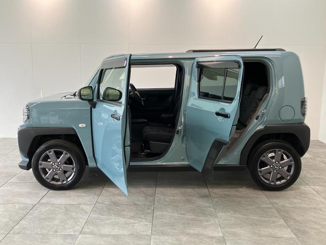 タフトＧダーククロムベンチャー　９型ディスプレイオーディオ衝突被害軽減ブレーキ　コーナーセンサー　ディスプレイオーディオ　フルセグ　Ｂｌｕｅｔｏｏｔｈ　ＵＳＢ　バックカメラ　シートヒーター　電動パーキング　ＬＥＤ　オートライト　オートエアコン　エコアイドル（滋賀県）の中古車