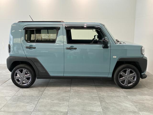 タフトＧダーククロムベンチャー　９型ディスプレイオーディオ衝突被害軽減ブレーキ　コーナーセンサー　ディスプレイオーディオ　フルセグ　Ｂｌｕｅｔｏｏｔｈ　ＵＳＢ　バックカメラ　シートヒーター　電動パーキング　ＬＥＤ　オートライト　オートエアコン　エコアイドル（滋賀県）の中古車