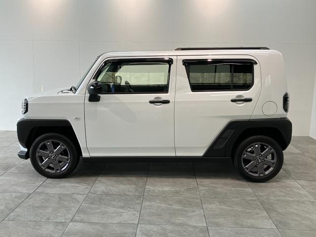 タフトＧターボ　ダーククロムベンチャー　１０型ナビ　パノラマカメラ衝突被害軽減ブレーキ　コーナーセンサー　１０型フルセグナビ　ＤＶＤ再生　Ｂｌｕｅｔｏｏｔｈ　ＵＳＢ　パノラマカメラ　前後ドラレコ　前席シートヒーター　ＬＥＤ　オートライト　レーダークルーズコントロール（滋賀県）の中古車