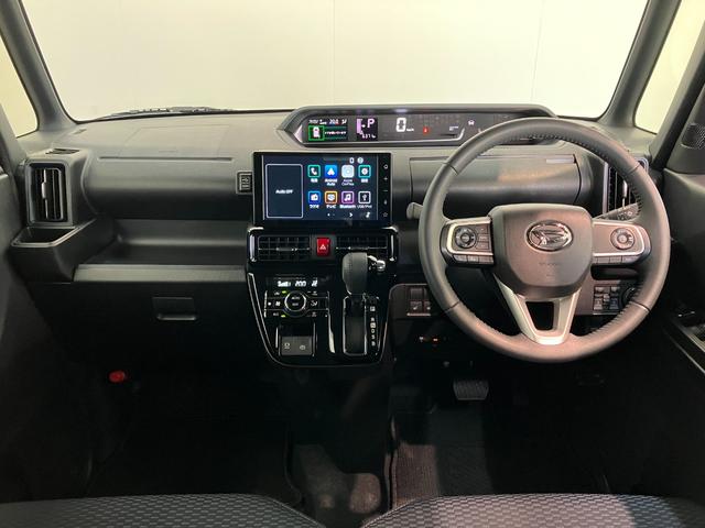 タントカスタムＲＳ　ターボ　９型ディスプレイオーディオ　クルコン衝突被害軽減ブレーキ　コーナーセンサー　９型ディスプレイオーディオ　フルセグ　Ｂｌｕｅｔｏｏｔｈ　ＵＳＢ　バックカメラ　ＥＴＣ　レーダークルコン　両側電動スライドドア　前席シートヒーター　ＬＥＤ（滋賀県）の中古車