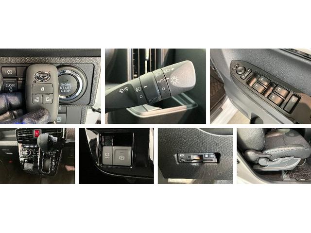 タントカスタムＲＳ　ターボ　９型ディスプレイオーディオ　クルコン衝突被害軽減ブレーキ　コーナーセンサー　９型ディスプレイオーディオ　フルセグ　Ｂｌｕｅｔｏｏｔｈ　ＵＳＢ　バックカメラ　ＥＴＣ　レーダークルコン　両側電動スライドドア　前席シートヒーター　ＬＥＤ（滋賀県）の中古車