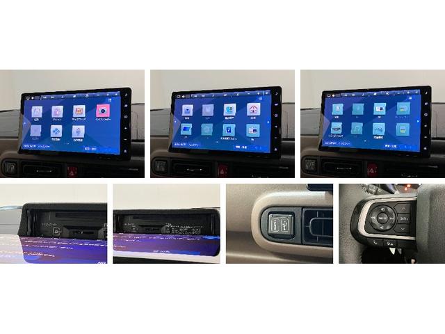 ムーヴキャンバスセオリーＧ　１０型フルセグナビ　前後ドラレコ　届出済未使用車衝突被害軽減ブレーキ　フルセグナビ　ＤＶＤ再生　Ｂｌｕｅｔｏｏｔｈ　ＵＳＢ　バックカメラ　前後ドラレコ　両側電動スライドドア　ＬＥＤ　オートライト　オートエアコン　前席シートヒーター　エコアイドル（滋賀県）の中古車