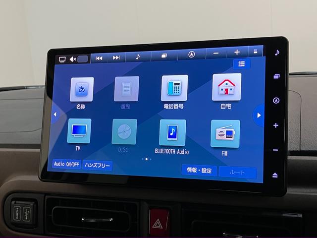 ムーヴキャンバスセオリーＧ　１０型フルセグナビ　前後ドラレコ　届出済未使用車衝突被害軽減ブレーキ　フルセグナビ　ＤＶＤ再生　Ｂｌｕｅｔｏｏｔｈ　ＵＳＢ　バックカメラ　前後ドラレコ　両側電動スライドドア　ＬＥＤ　オートライト　オートエアコン　前席シートヒーター　エコアイドル（滋賀県）の中古車