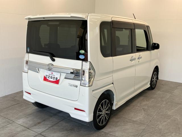 タントカスタムＸトップエディションＳＡ２　フルセグナビ　Ｂカメラ衝突被害軽減ブレーキ　フルセグナビ　Ｂｌｕｅｔｏｏｔｈ　ＤＶＤ再生　ＵＳＢ　バックカメラ　ＥＴＣ　左側電動スライドドア　ＬＥＤ　オートライト　オートエアコン　スマートキー　電格ミラー　エコアイドル（滋賀県）の中古車