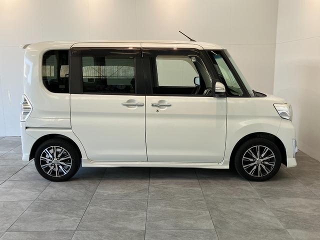 タントカスタムＸトップエディションＳＡ２　フルセグナビ　Ｂカメラ衝突被害軽減ブレーキ　フルセグナビ　Ｂｌｕｅｔｏｏｔｈ　ＤＶＤ再生　ＵＳＢ　バックカメラ　ＥＴＣ　左側電動スライドドア　ＬＥＤ　オートライト　オートエアコン　スマートキー　電格ミラー　エコアイドル（滋賀県）の中古車