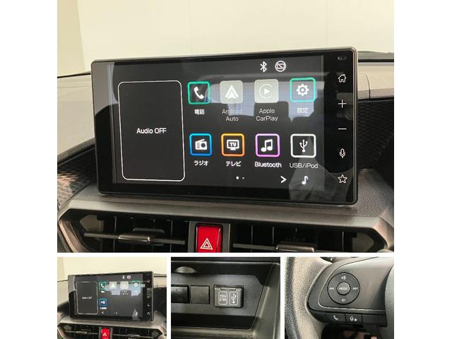 ロッキーＬ　ターボ　９型ディスプレイオーディオ　フルセグ　車検整備付衝突被害軽減ブレーキ　コーナーセンサー　ディスプレイオーディオ　フルセグ　Ｂｌｕｅｔｏｏｔｈ　ＵＳＢ　バックカメラ　ＥＴＣ　ＬＥＤ　オートライト　電動格納式ミラー　スマートキー　エコアイドル　ターボ（滋賀県）の中古車