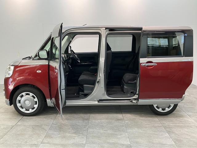 ムーヴキャンバスＧブラックインテリアＶＳ　ＳＡ３　８型ナビ　パノラマカメラ衝突被害軽減ブレーキ　８インチフルセグナビ　ＤＶＤ再生　Ｂｌｕｅｔｏｏｔｈ　ＵＳＢ　パノラマカメラ　ＥＴＣ　両側電動スライドドア　ＬＥＤ　オートライト　オートエアコン　シートヒーター　エコアイドル（滋賀県）の中古車