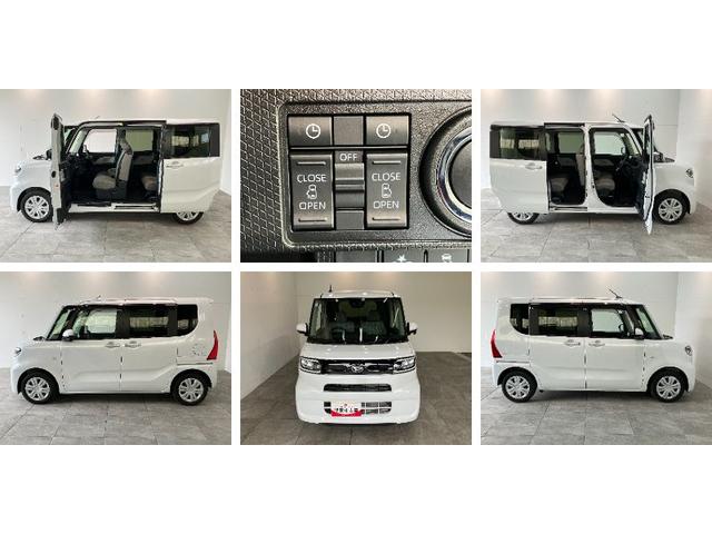 タントＸターボ　９型ディスプレイオーディオ　駐車支援システム衝突被害軽減ブレーキ　コーナーセンサー　ディスプレイオーディオ　フルセグ　Ｂｌｕｅｔｏｏｔｈ　ＵＳＢ　パノラマカメラ　駐車支援システム　両側電動スライドドア　前席シートヒーター　ＬＥＤ　スマートキー（滋賀県）の中古車