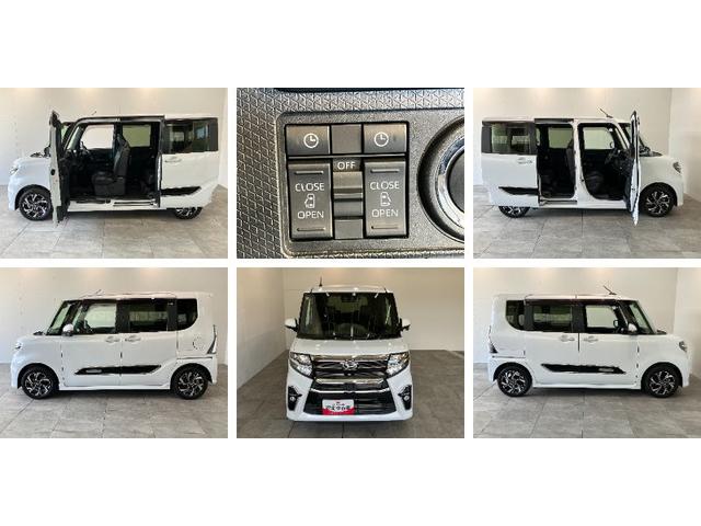 タントカスタムＸスタイルセレクション　９型フルセグナビ　パノラマ衝突被害軽減ブレーキ　コーナーセンサー　フルセグナビ　Ｂｌｕｅｔｏｏｔｈ　ＤＶＤ再生　ＵＳＢ　パノラマカメラ　前後ドラレコ　両側電動スライドドア　前席シートヒーター　ＬＥＤ　オートライト　スマートキー（滋賀県）の中古車