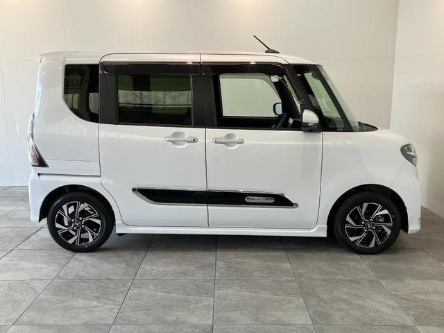 タントカスタムＸスタイルセレクション　９型フルセグナビ　パノラマ衝突被害軽減ブレーキ　コーナーセンサー　フルセグナビ　Ｂｌｕｅｔｏｏｔｈ　ＤＶＤ再生　ＵＳＢ　パノラマカメラ　前後ドラレコ　両側電動スライドドア　前席シートヒーター　ＬＥＤ　オートライト　スマートキー（滋賀県）の中古車