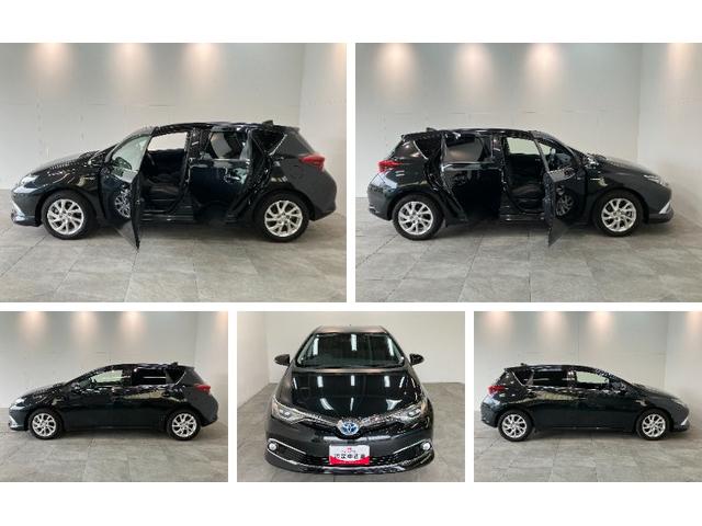 オーリスハイブリッド　９型フルセグナビ　バックカメラ　ドラレコトヨタセーフティセンス　９型フルセグナビ　ＤＶＤ再生　Ｂｌｕｅｔｏｏｔｈ　バックカメラ　ドラレコ　ＥＴＣ　ＬＥＤ　オートライト　オートエアコン　電動格納式ミラー　スマートキー　ハイブリッド車（滋賀県）の中古車