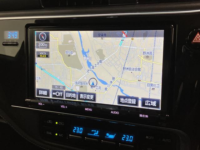 オーリスハイブリッド　９型フルセグナビ　バックカメラ　ドラレコトヨタセーフティセンス　９型フルセグナビ　ＤＶＤ再生　Ｂｌｕｅｔｏｏｔｈ　バックカメラ　ドラレコ　ＥＴＣ　ＬＥＤ　オートライト　オートエアコン　電動格納式ミラー　スマートキー　ハイブリッド車（滋賀県）の中古車