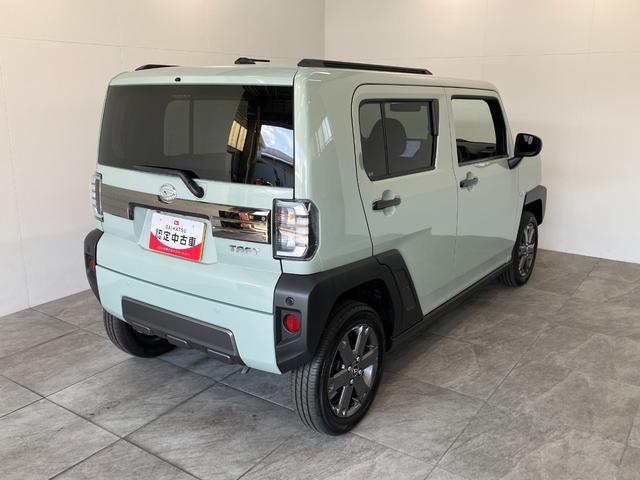 タフトＧダーククロムベンチャー　１０型フルセグナビ　届出済未使用車衝突被害軽減ブレーキ　コーナーセンサー　１０型フルセグナビ　ＤＶＤ　Ｂｌｕｅｔｏｏｔｈ　ＵＳＢ　バックカメラ　前後ドラレコ　前席シートヒーター　ＬＥＤ　オートライト　レーダークルコン　オートエアコン（滋賀県）の中古車